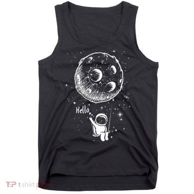 Cartoon Astronaut Moon Swing Tank Top