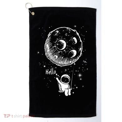 Cartoon Astronaut Moon Swing Golf Towel