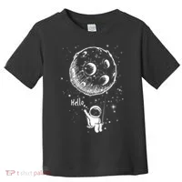 Cartoon Astronaut Moon Swing Toddler T-Shirt thumb 0