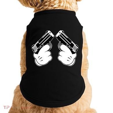 Cartoon Guns Hands Pistol Doggie Tank