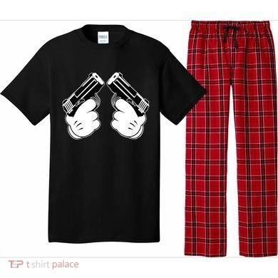Cartoon Guns Hands Pistol Pajama Set