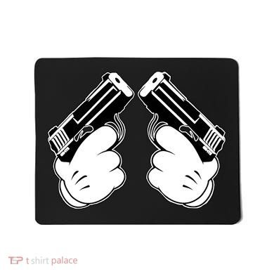 Cartoon Guns Hands Pistol Mousepad