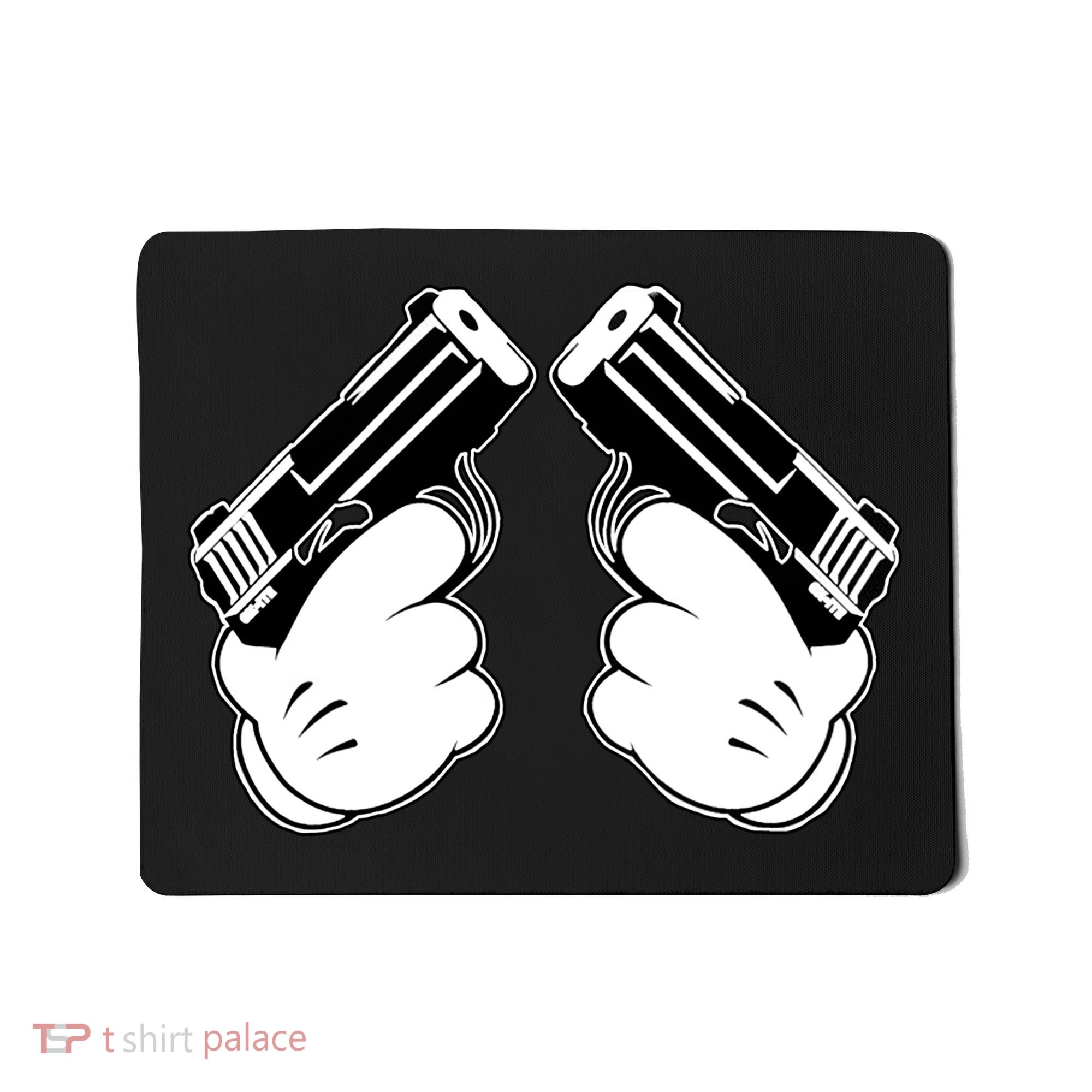 Cartoon Guns Hands Pistol Mousepad