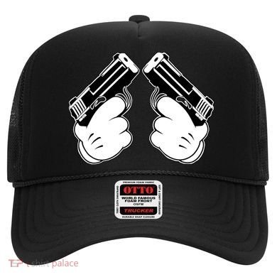 Cartoon Guns Hands Pistol Hat