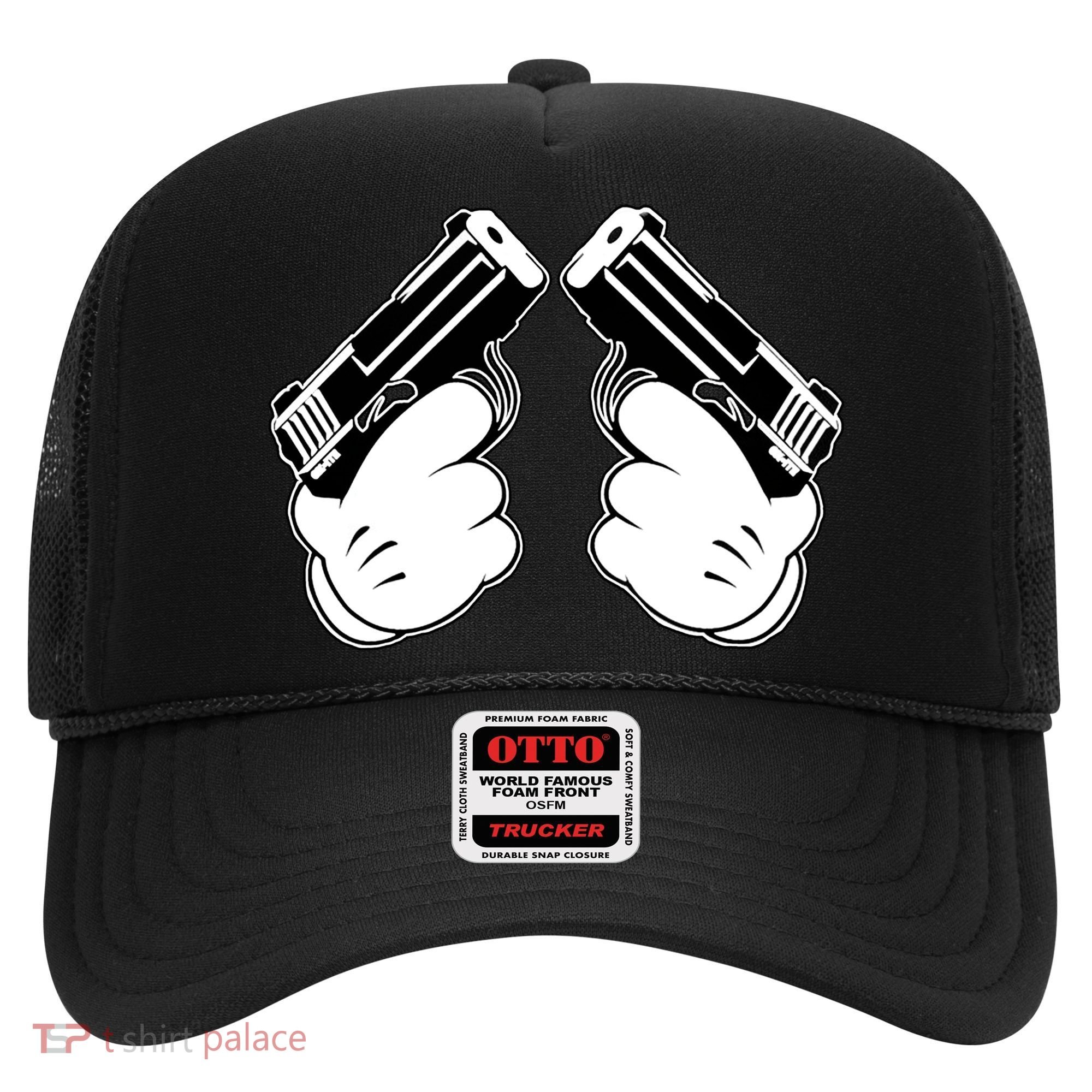 Cartoon Guns Hands Pistol Hat