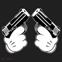 Cartoon Guns Hands Pistol Hat thumb 2