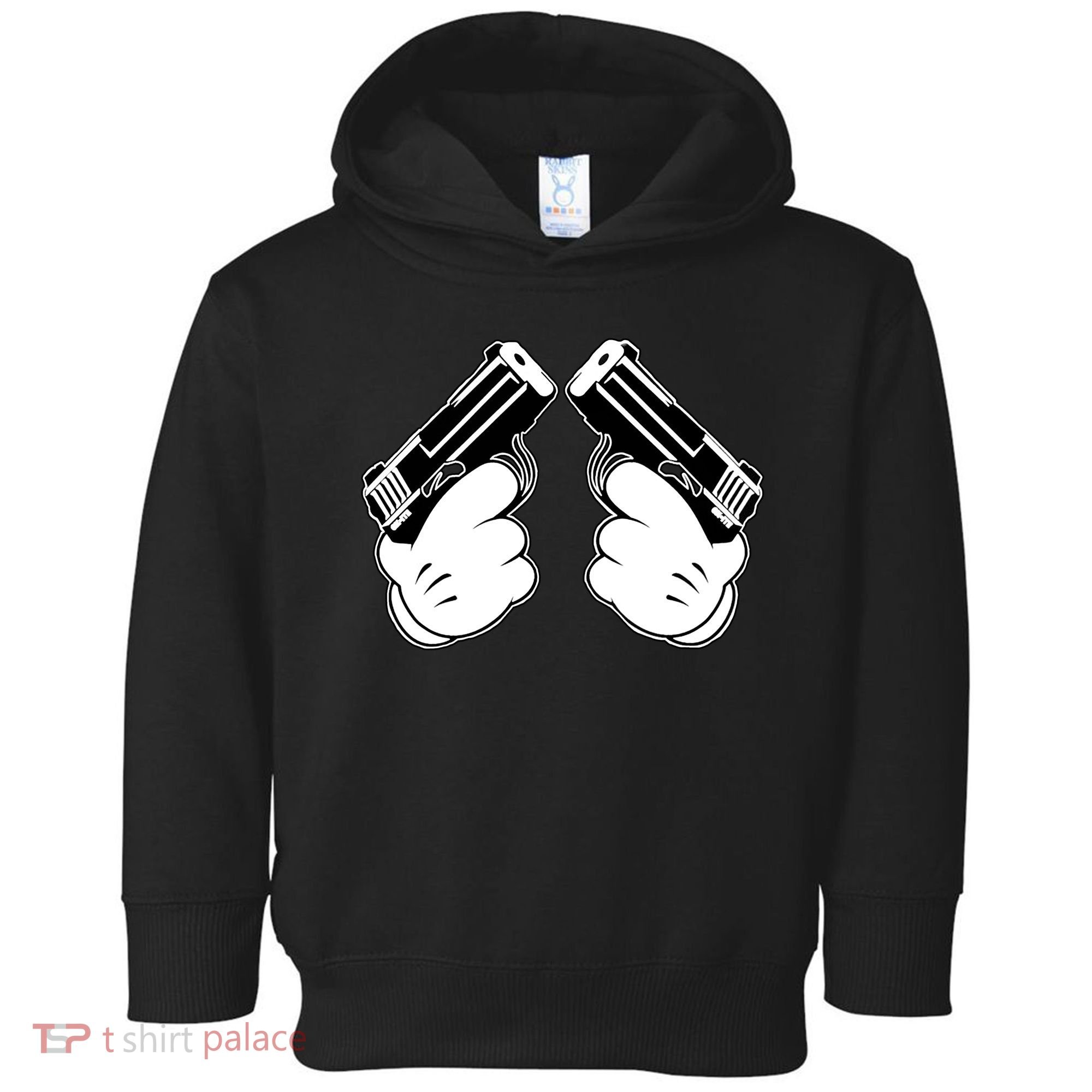 Cartoon Guns Hands Pistol Toddler Hoodie