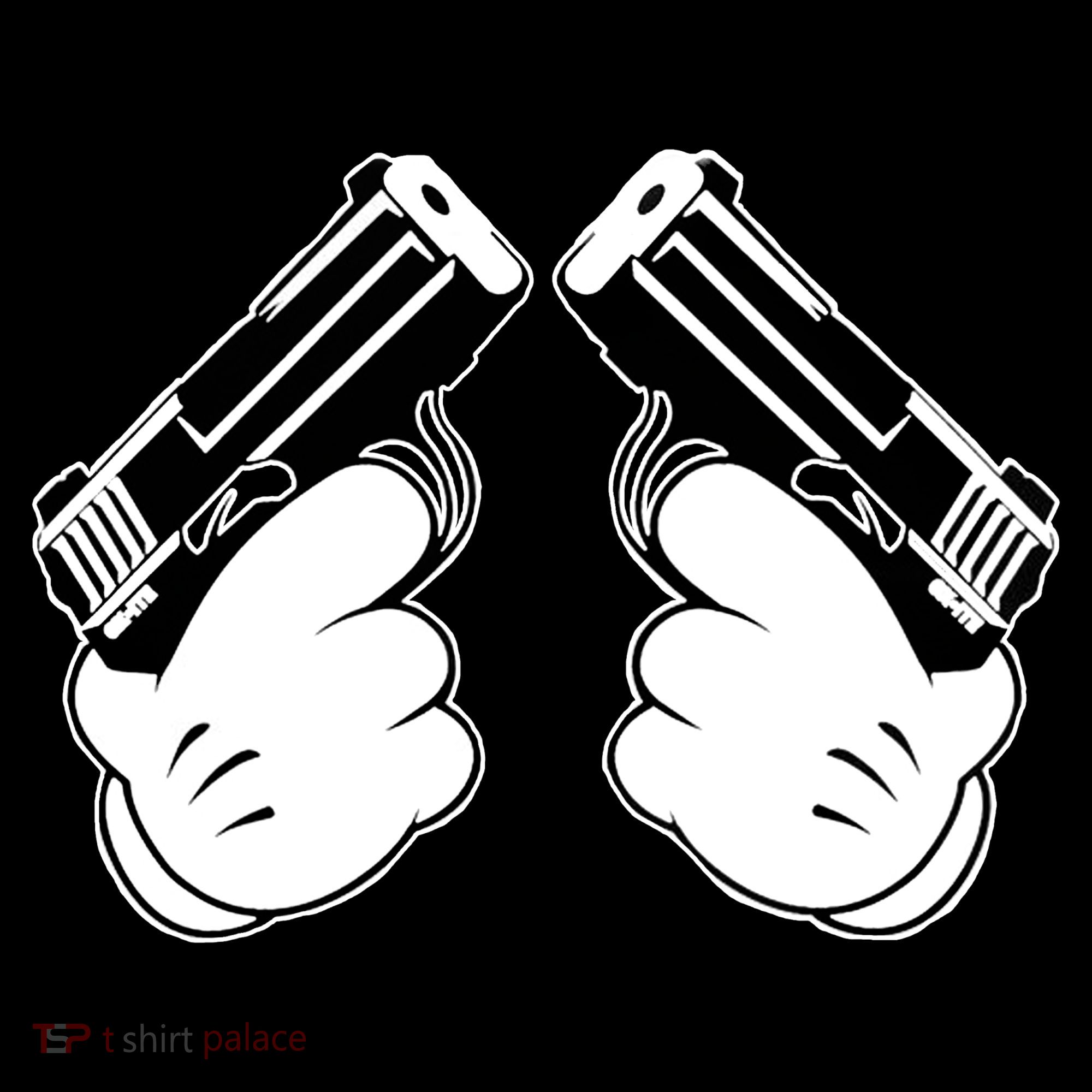 Cartoon Guns Hands Pistol Toddler Hoodie