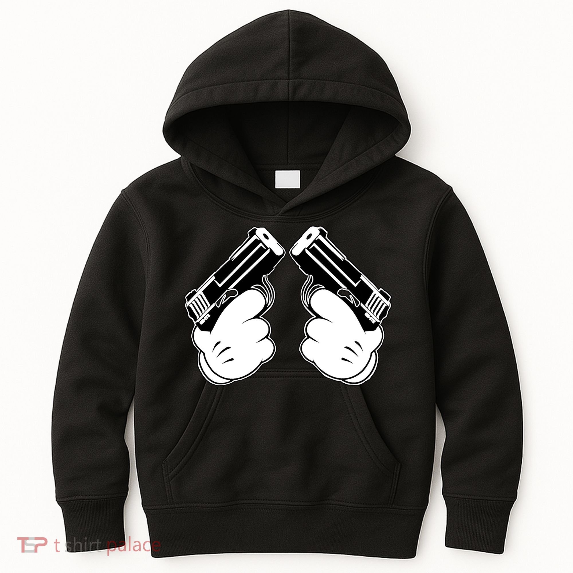 Cartoon Guns Hands Pistol Kids Hoodie