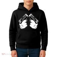 Cartoon Guns Hands Pistol Kids Hoodie thumb 4
