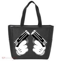 Cartoon Guns Hands Pistol Tote Bag thumb 0
