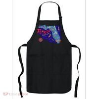 Cartoon Map of Florida Apron thumb 0