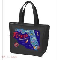 Cartoon Map of Florida Tote Bag thumb 3