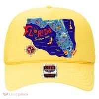 Cartoon Map of Florida Hat thumb 0