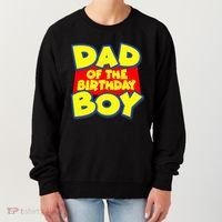 Cartoony Dad of the Birthday Boy Women's Sweatshirt thumb 0