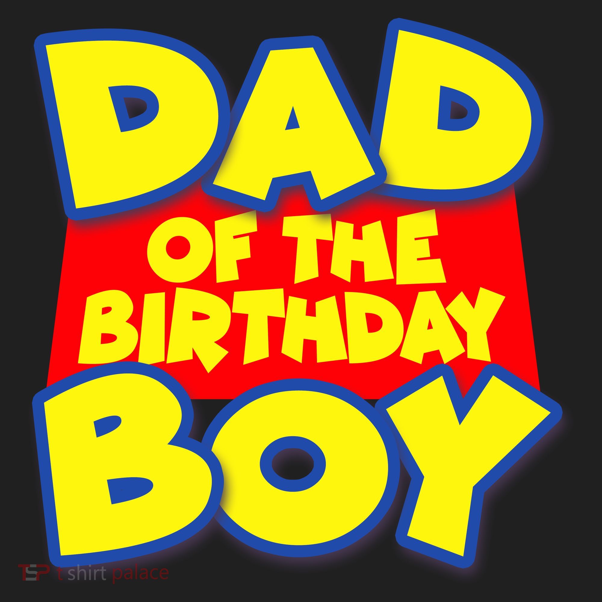 Cartoony Dad of the Birthday Boy Hat