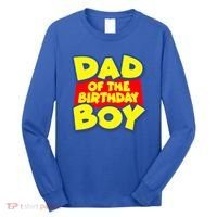 Cartoony Dad of the Birthday Boy Long Sleeve Shirt thumb 0
