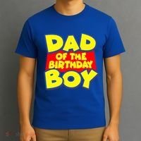 Cartoony Dad of the Birthday Boy T-Shirt thumb 3