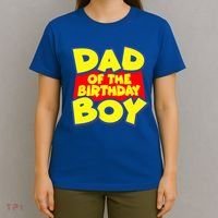 Cartoony Dad of the Birthday Boy T-Shirt thumb 4