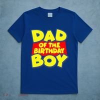 Cartoony Dad of the Birthday Boy T-Shirt thumb 5