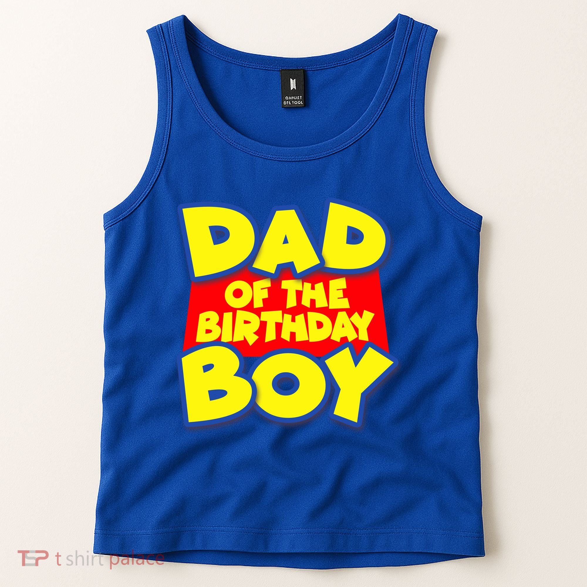 Cartoony Dad of the Birthday Boy Tank Top