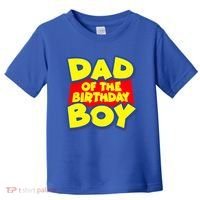 Cartoony Dad of the Birthday Boy Toddler T-Shirt thumb 0