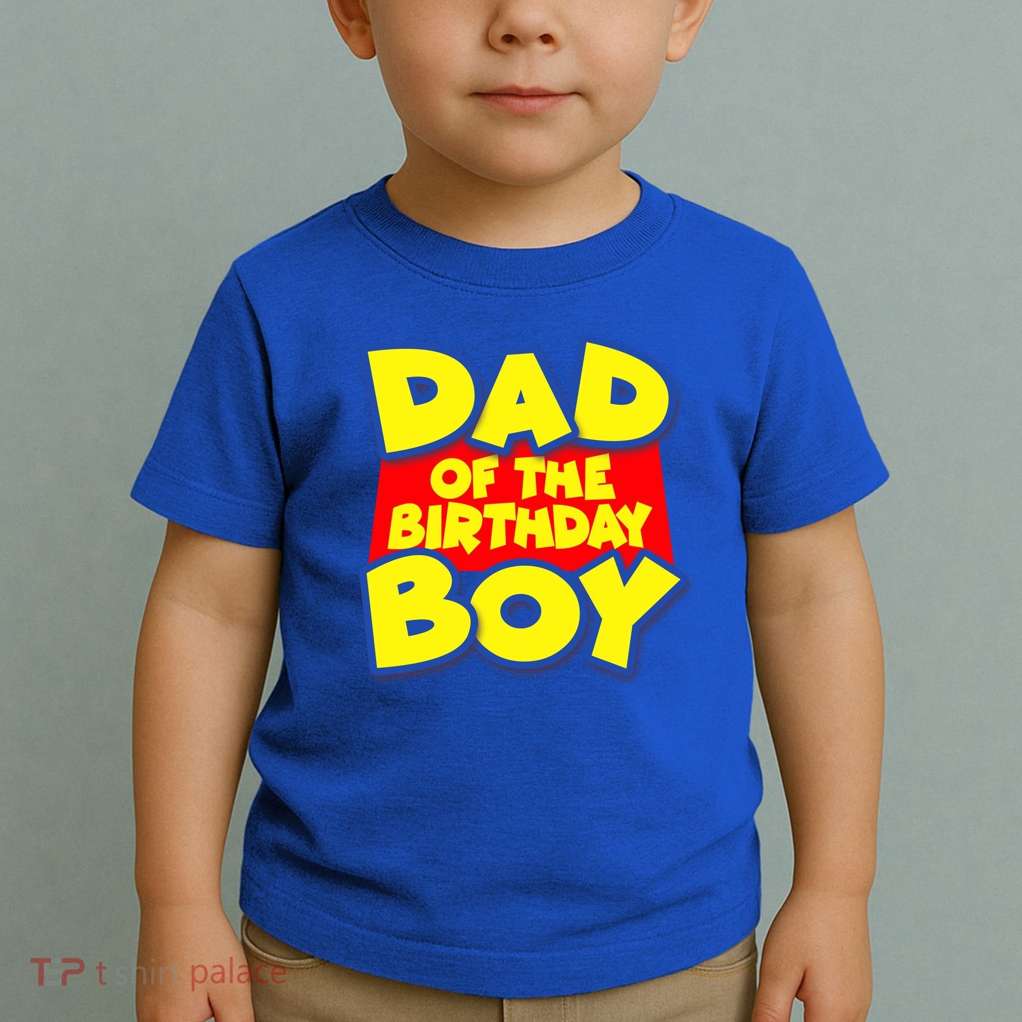 Cartoony Dad of the Birthday Boy Toddler T-Shirt