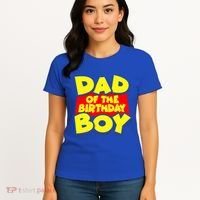 Cartoony Dad of the Birthday Boy Women's T-Shirt thumb 4
