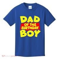 Cartoony Dad of the Birthday Boy Kids T-Shirt thumb 0