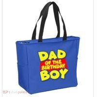 Cartoony Dad of the Birthday Boy Tote Bag thumb 2