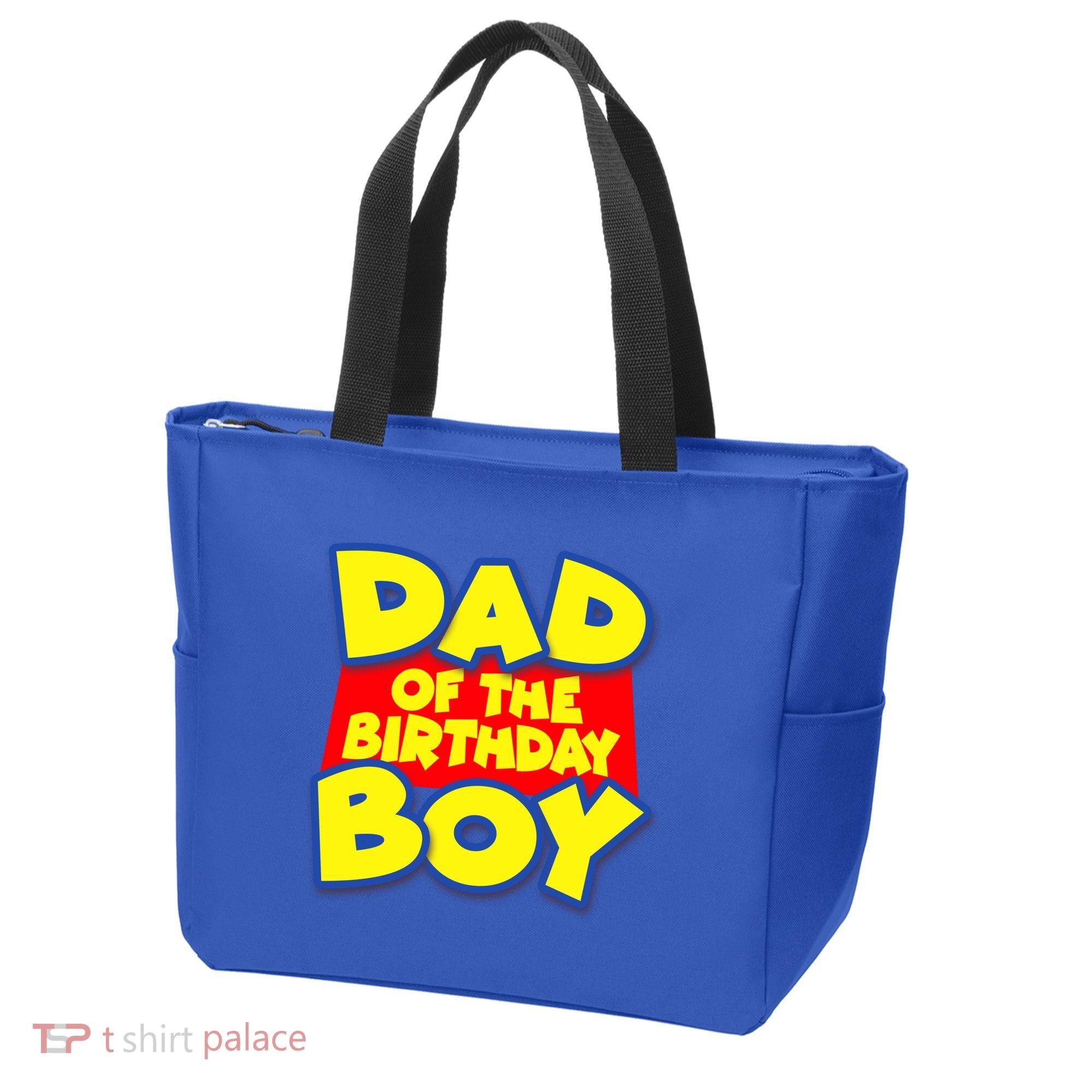 Cartoony Dad of the Birthday Boy Tote Bag