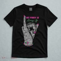 Cool AKA Sorority My Pinky Is Always Up Word Art T-Shirt thumb 5