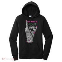 Cool AKA Sorority My Pinky Is Always Up Word Art Women's Hoodie thumb 0