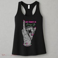 Cool AKA Sorority My Pinky Is Always Up Word Art Women's Tank Top thumb 3