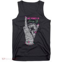 Cool AKA Sorority My Pinky Is Always Up Word Art Tank Top thumb 0