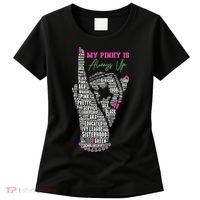 Cool AKA Sorority My Pinky Is Always Up Word Art Women's T-Shirt thumb 0