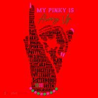 Cool AKA Sorority My Pinky Is Always Up Word Art Santa Hat thumb 1