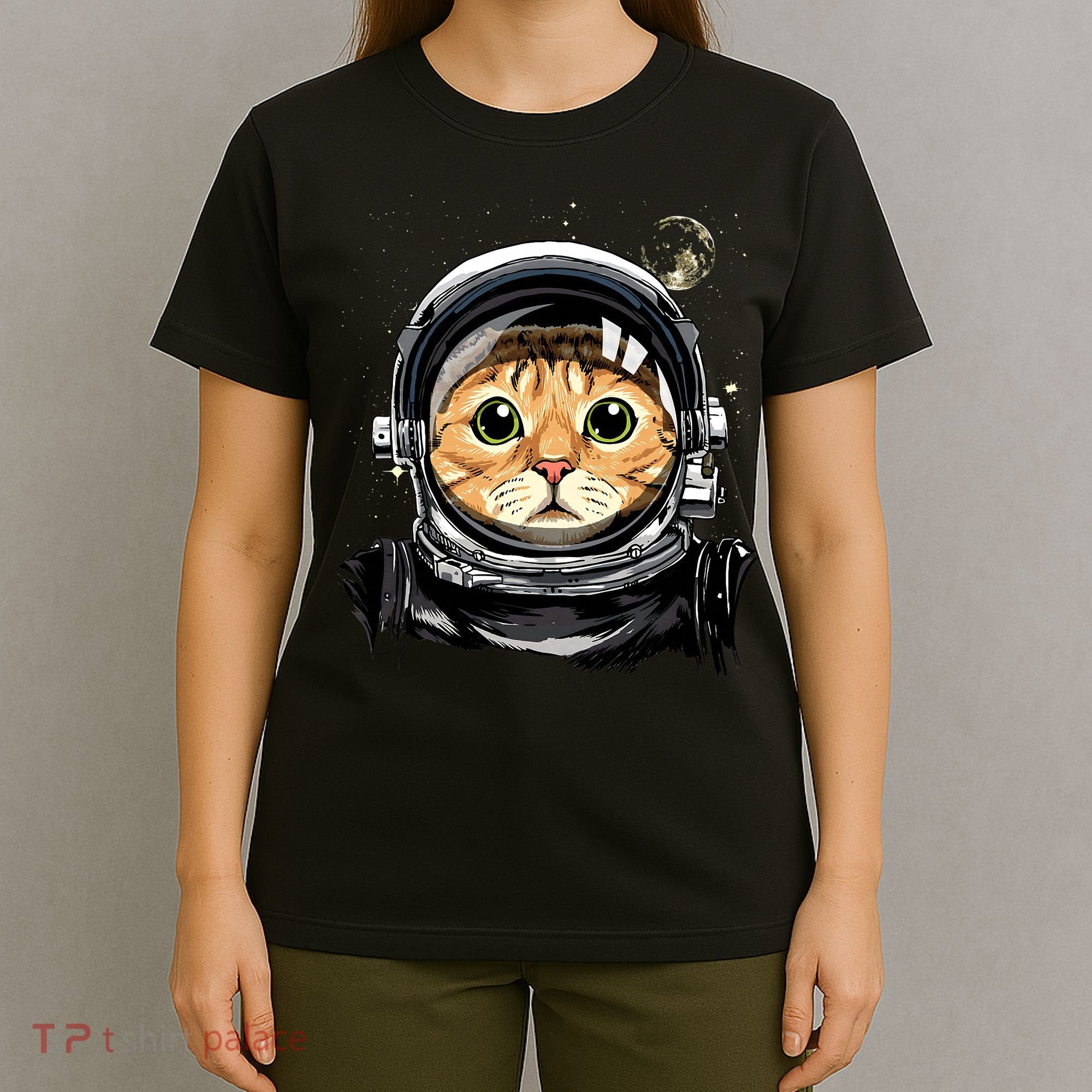 Cat Astronaut Space Exploration Astronomy Lover T-Shirt