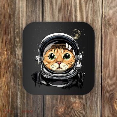 Cat Astronaut Space Exploration Astronomy Lover Coaster