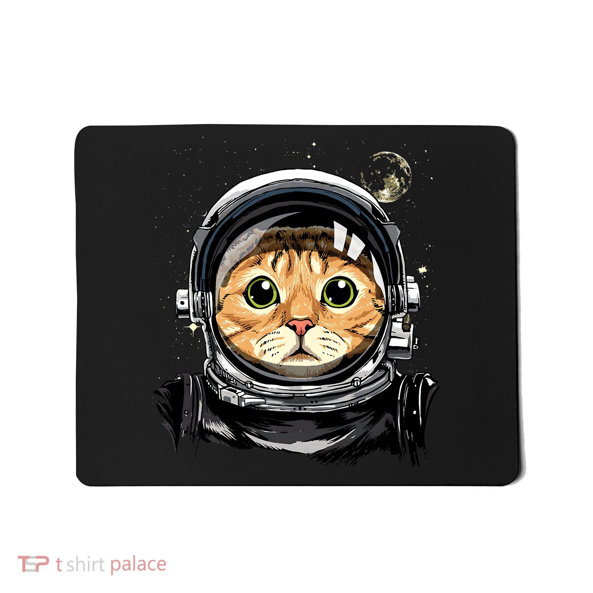 Cat Astronaut Space Exploration Astronomy Lover Mousepad