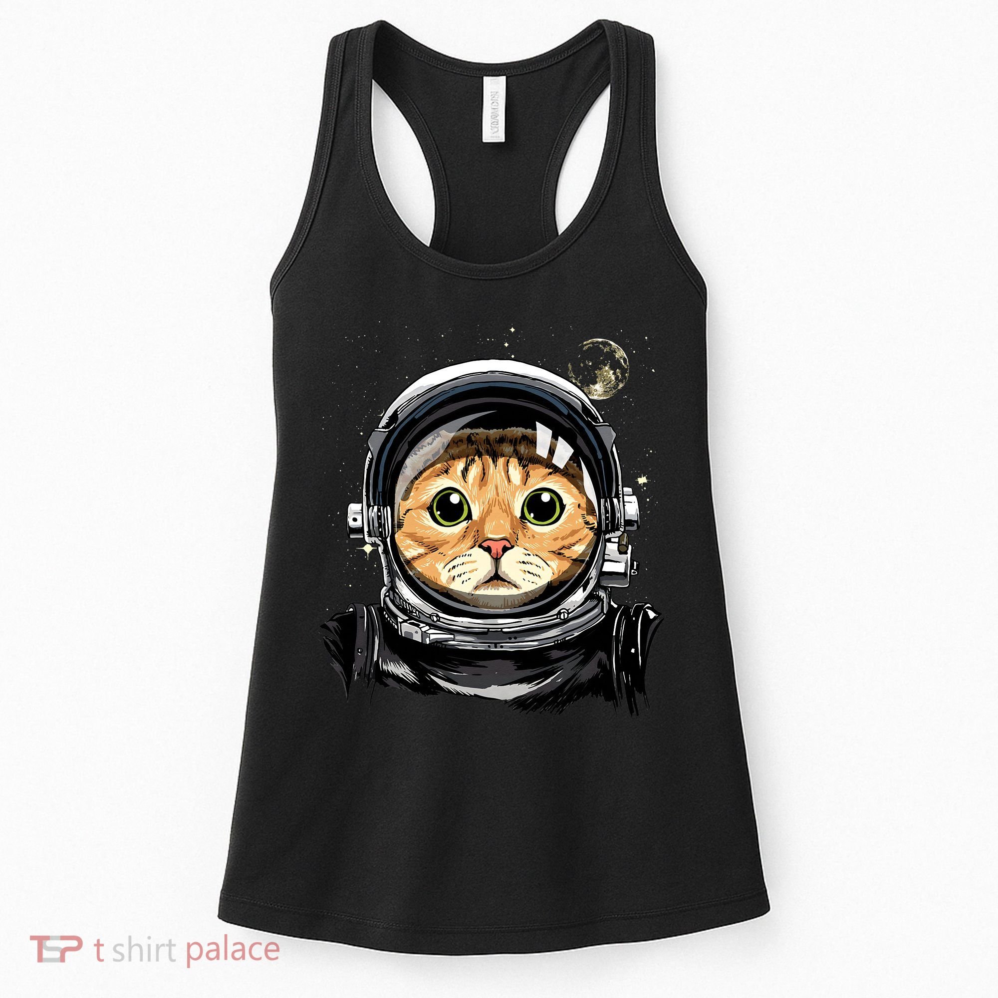Cat Astronaut Space Exploration Astronomy Lover Women's Tank Top