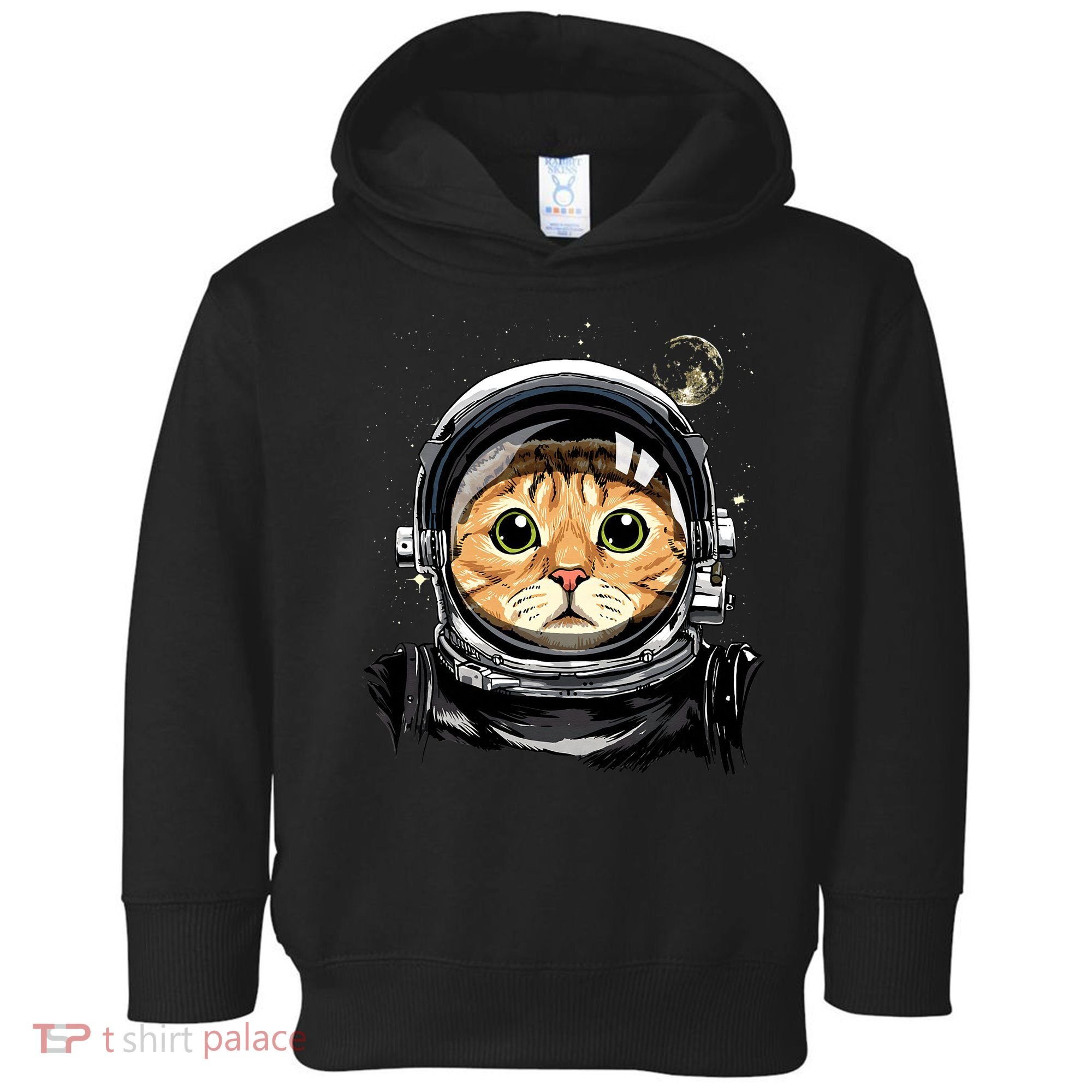 Cat Astronaut Space Exploration Astronomy Lover Toddler Hoodie