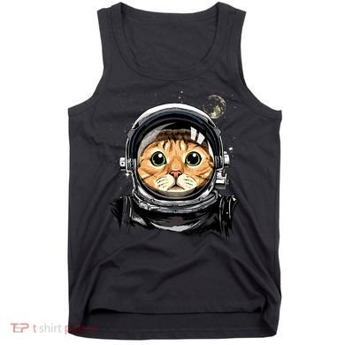 Cat Astronaut Space Exploration Astronomy Lover Tank Top