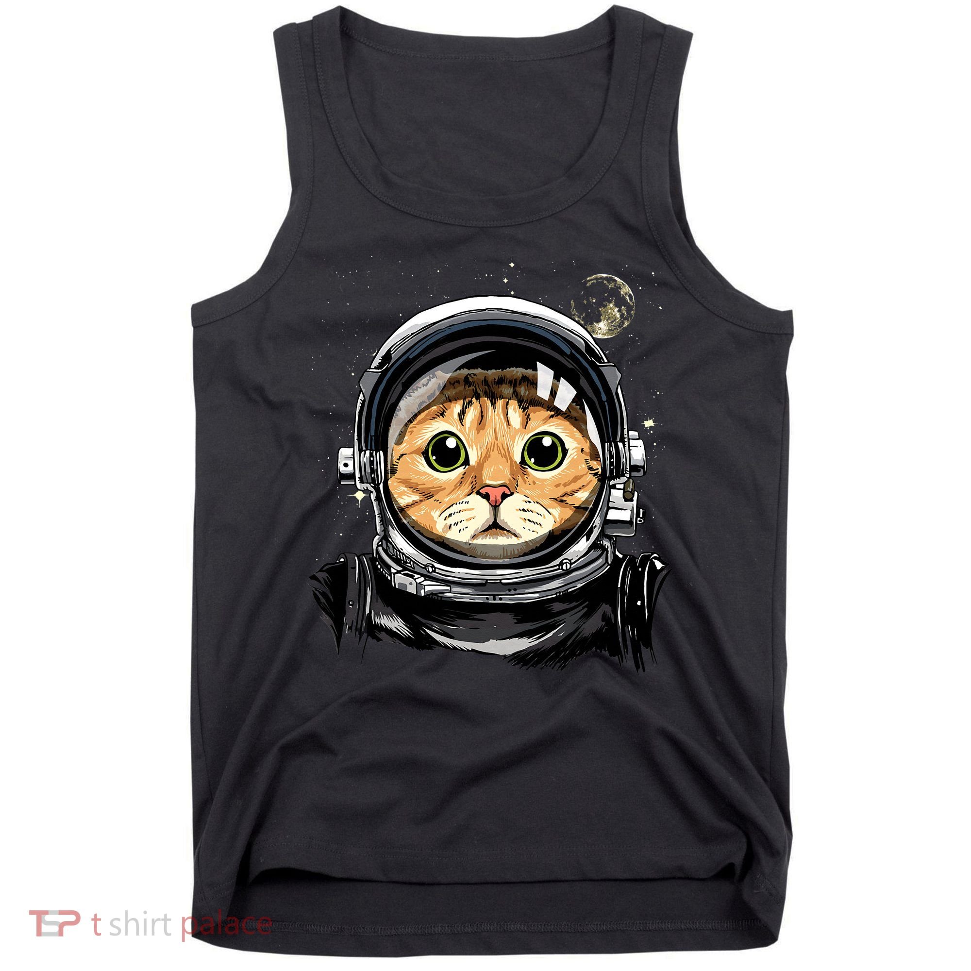 Cat Astronaut Space Exploration Astronomy Lover Tank Top