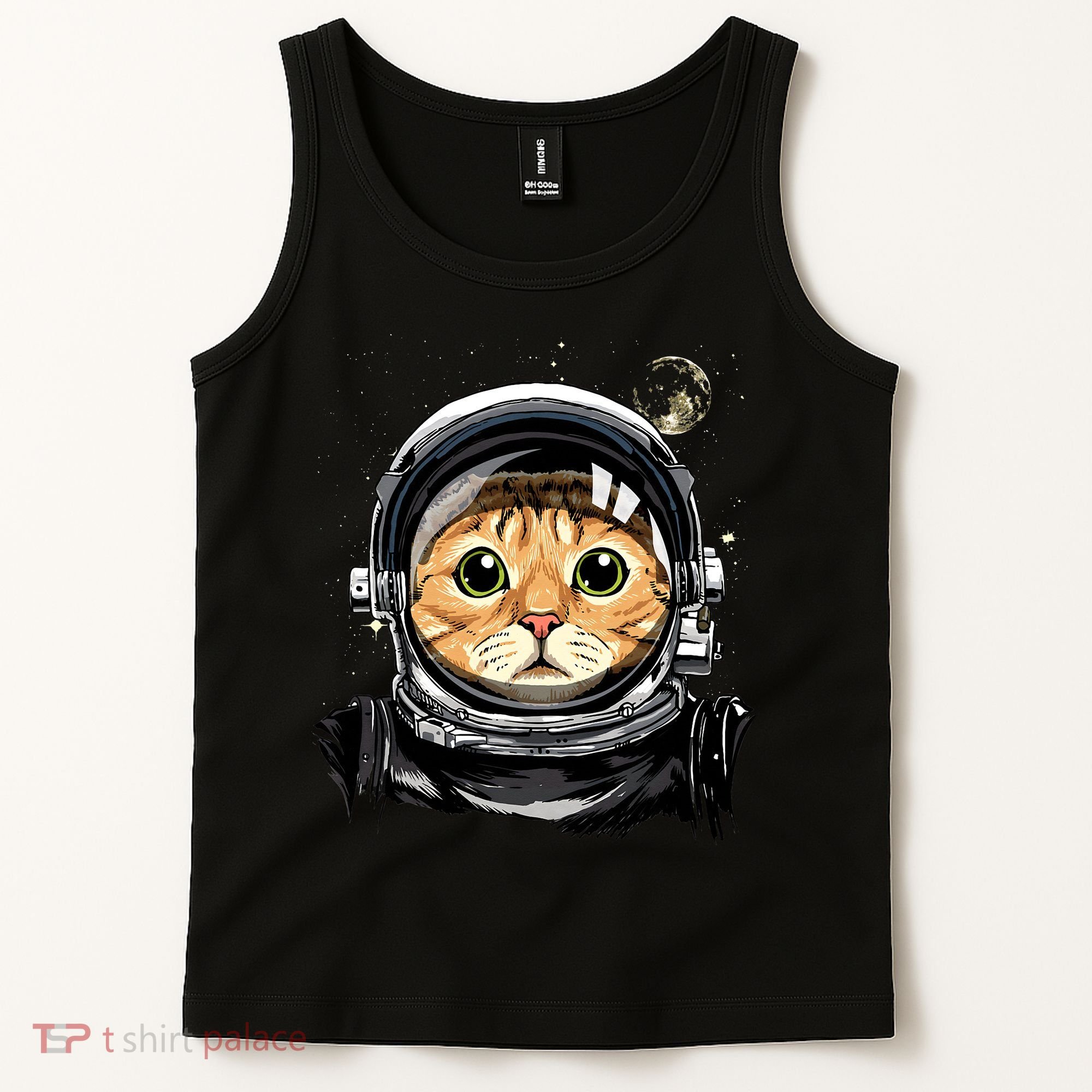 Cat Astronaut Space Exploration Astronomy Lover Tank Top
