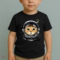 Cat Astronaut Space Exploration Astronomy Lover Toddler T-Shirt thumb 2