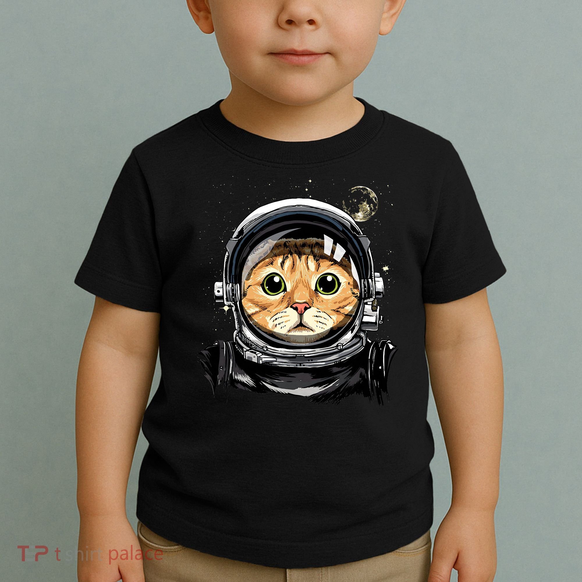 Cat Astronaut Space Exploration Astronomy Lover Toddler T-Shirt