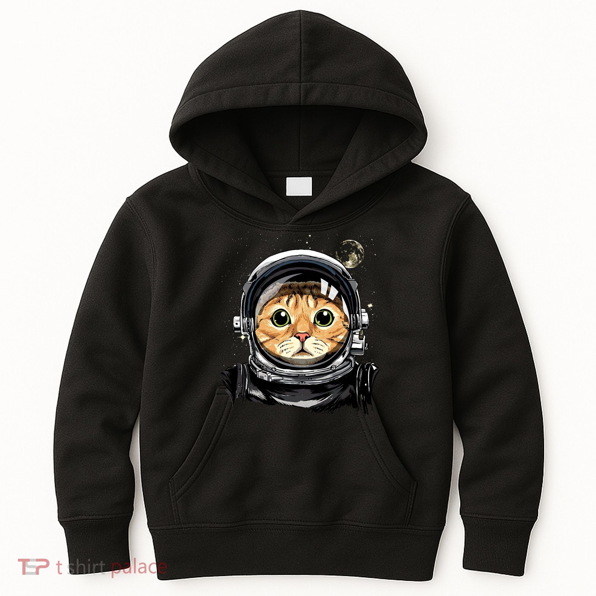 Cat Astronaut Space Exploration Astronomy Lover Kids Hoodie