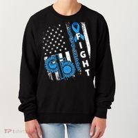 Child Abuse Survivor Child Abuse Prevention Month Rainbow Women's Sweatshirt thumb 0