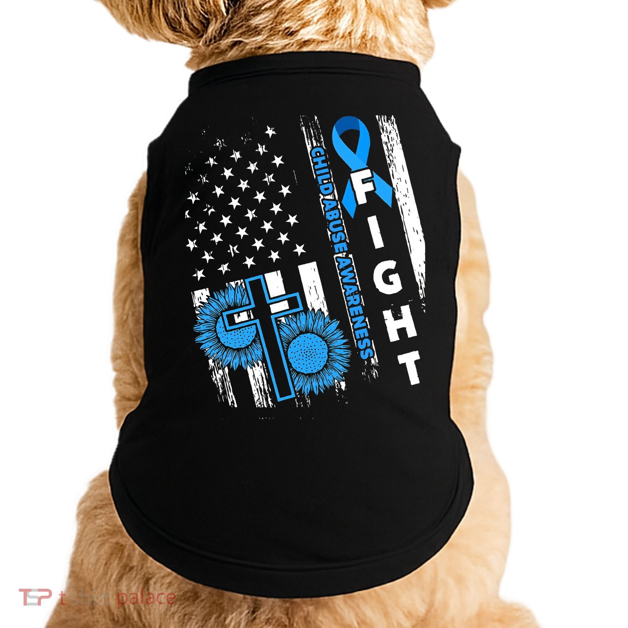 Child Abuse Survivor Child Abuse Prevention Month Rainbow Doggie Tank